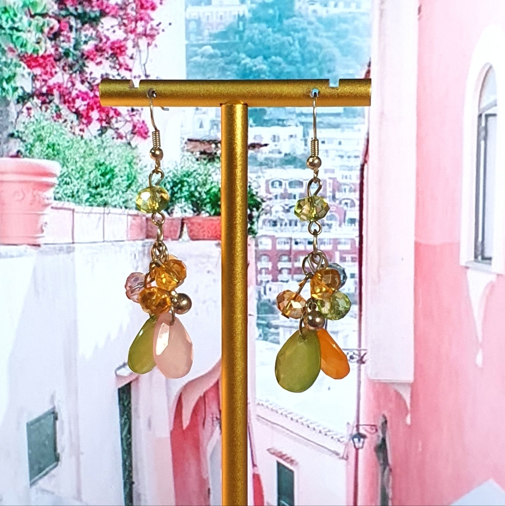 Festive Acrylic Crystals Earings